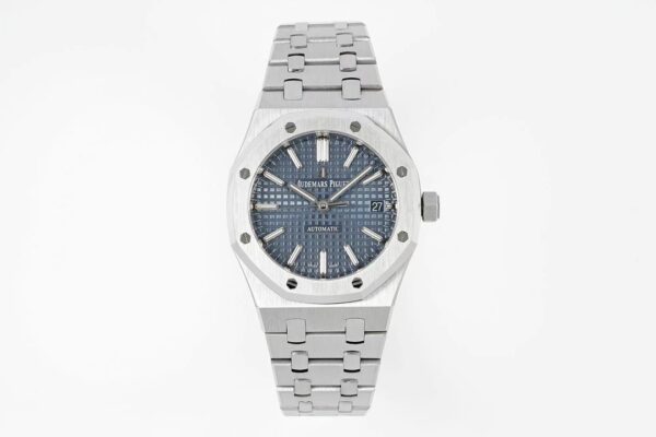 AP Royal Oak 37mm 15450 SS IPF Factory Best Edition Blue Dial on SS Bracelet SA3120 Super Clone - Best Replica Watches Store For Sale!