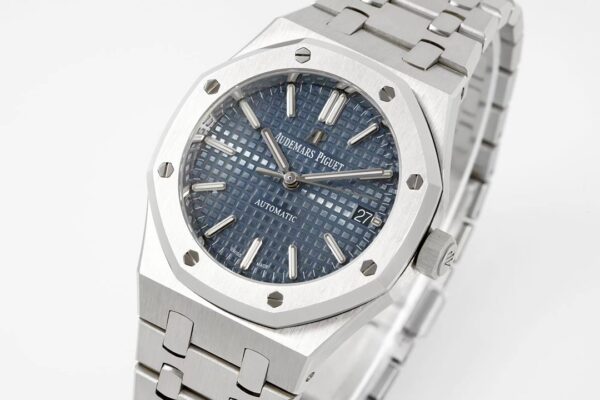 AP Royal Oak 37mm 15450 SS IPF Factory Best Edition Blue Dial on SS Bracelet SA3120 Super Clone - Best Replica Watches Store For Sale!