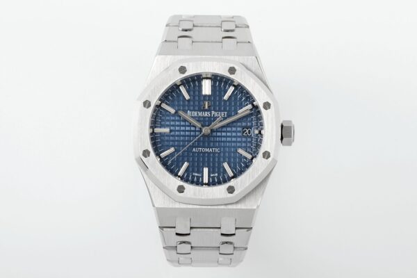 AP Royal Oak 41mm 15400 SS  ZF Factory 1:1 Best Edition Blue Textured Dial - Best Replica Watches Store For Sale!