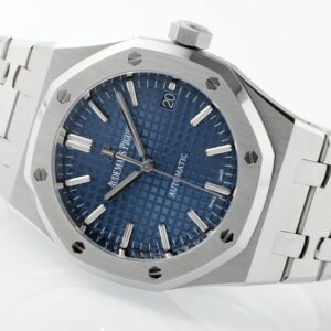 AP Royal Oak 41mm 15400 SS  ZF Factory 1:1 Best Edition Blue Textured Dial - Best Replica Watches Store For Sale!