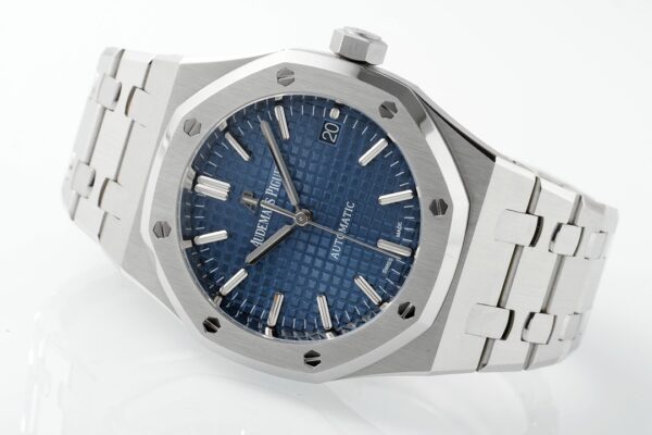 AP Royal Oak 41mm 15400 SS  ZF Factory 1:1 Best Edition Blue Textured Dial - Best Replica Watches Store For Sale!