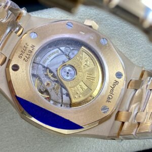 AP AP Royal Oak 37mm 15450 RG  ZF Factory 1:1 Best Edition Blue Textured Dial on SS Bracelet SA3120 Super Clone - Best Replica Watches Store For Sale!