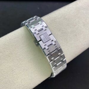 AP Royal Oak 37mm 15450 SS  ZF Factory 1:1 Best Edition Gray Textured Dial on SS Bracelet SA3120 Super Clone - Best Replica Watches Store For Sale!