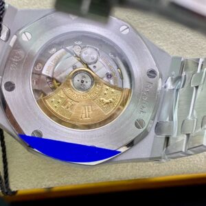 AP Royal Oak 37mm 15450 SS  ZF Factory 1:1 Best Edition Blue Textured Dial on SS Bracelet SA3120 Super Clone - Best Replica Watches Store For Sale!
