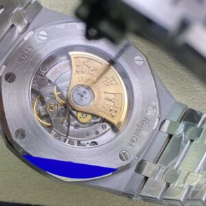 AP Royal Oak 37mm 15450 SS  ZF Factory 1:1 Best Edition Black Textured Dial on SS Bracelet SA3120 Super Clone - Best Replica Watches Store For Sale!
