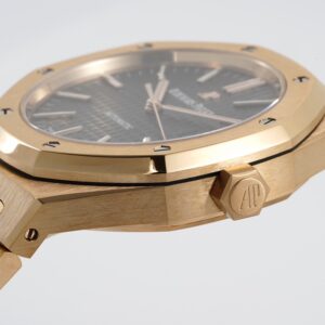 AP Royal Oak 37mm 15400 RG  ZF Factory 1:1 Best Edition Black Textured Dial - Best Replica Watches Store For Sale!