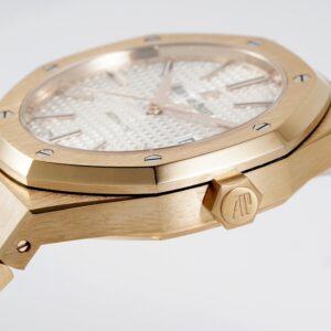 AP Royal Oak 37mm 15400 RG  ZF Factory 1:1 Best Edition White Textured Dial - Best Replica Watches Store For Sale!