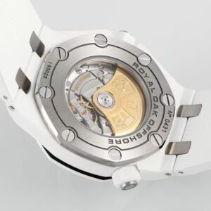 AP Royal Oak Offshore Diver 15707 White Ceramic  ZF Factory 1:1 Best Edition SA3120 Super Clone - Best Replica Watches Store For Sale!