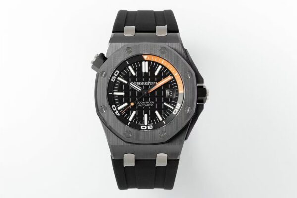 AP Royal Oak Offshore Diver 15707 Black Ceramic  ZF Factory 1:1 Best Edition SA3120 Super Clone - Best Replica Watches Store For Sale!