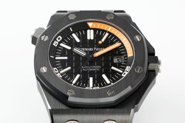 AP Royal Oak Offshore Diver 15707 Black Ceramic  ZF Factory 1:1 Best Edition SA3120 Super Clone - Best Replica Watches Store For Sale!