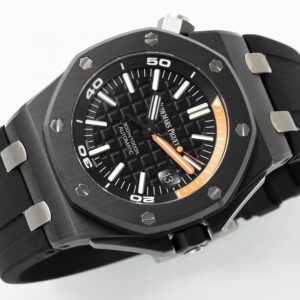 AP Royal Oak Offshore Diver 15707 Black Ceramic  ZF Factory 1:1 Best Edition SA3120 Super Clone - Best Replica Watches Store For Sale!