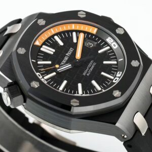 AP Royal Oak Offshore Diver 15707 Black Ceramic  ZF Factory 1:1 Best Edition SA3120 Super Clone - Best Replica Watches Store For Sale!