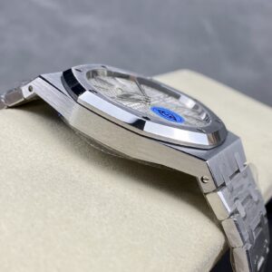 AP Royal Oak 41mm 15400 SS APS Factory 1:1 Best Edition White Textured Dial on SS Bracelet SA3120 Super Clone V3 - Best Replica Watches Store For Sale!