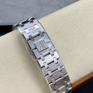 AP Royal Oak 41mm 15400 SS APS Factory 1:1 Best Edition White Textured Dial on SS Bracelet SA3120 Super Clone V3 - Best Replica Watches Store For Sale!