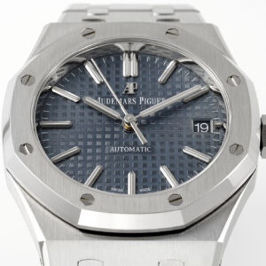 AP Royal Oak 37mm 15450 SS APS Factory 1:1 Best Edition Blue Textured Dials - Best Replica Watches Store For Sale!