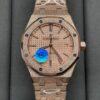 AP Royal Oak 37mm 15454 Frosted RG APS Factory 1:1 Best Edition RG Textured Dial - Best Replica Watches Store For Sale!
