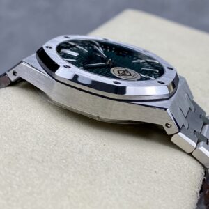 AP Royal Oak 41mm 15510  SS APS Factory 1:1 Best Edition Green Dial V2 - Best Replica Watches Store For Sale!