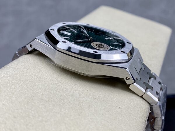 AP Royal Oak 41mm 15510  SS APS Factory 1:1 Best Edition Green Dial V2 - Best Replica Watches Store For Sale!