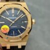 Audemars Piguet Royal Oak 41mm 15400 RG APS Factory 1:1 Best Edition Blue Dial (Gain Weight) 157g - Best Replica Watches Store For Sale!