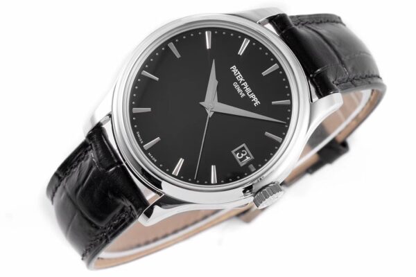 PATEK PHILIPPE Calatrava 5227 SS  ZF Factory 1:1 Best Edition Black Dial - Best Replica Watches Store For Sale!
