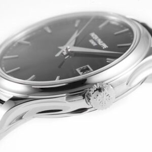 PATEK PHILIPPE Calatrava 5227 SS  ZF Factory 1:1 Best Edition Black Dial - Best Replica Watches Store For Sale!