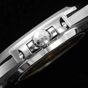 PATEK PHILIPPE Nautilus 5711 SS GR Factory 1:1 Best Edition White Dial Purple Diamonds Bezel on SS Bracelet 324CS - Best Replica Watches Store For Sale!