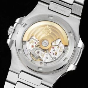 PATEK PHILIPPE Nautilus 5711 SS GR Factory 1:1 Best Edition Gray Dial Green Diamonds Bezel on SS Bracelet 324CS - Best Replica Watches Store For Sale!