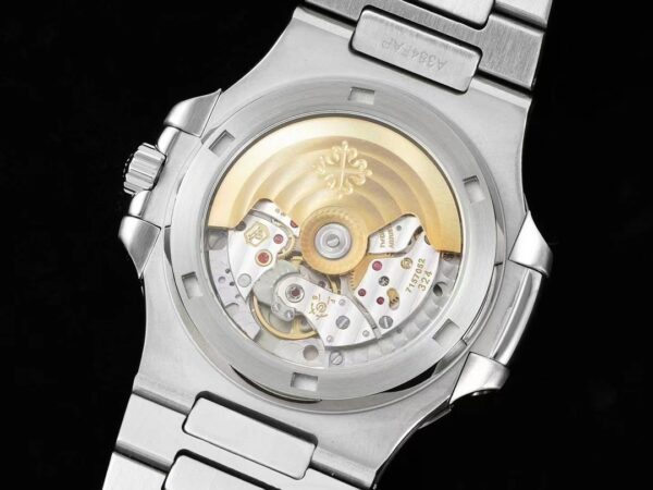 PATEK PHILIPPE Nautilus 5711 SS GR Factory 1:1 Best Edition Gray Dial Green Diamonds Bezel on SS Bracelet 324CS - Best Replica Watches Store For Sale!