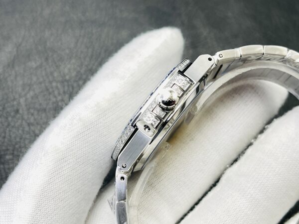 PATEK PHILIPPE Nautilus 7118 Ladies Blue/White Diamonds GR Factory 1:1 Best Edition - Best Replica Watches Store For Sale!