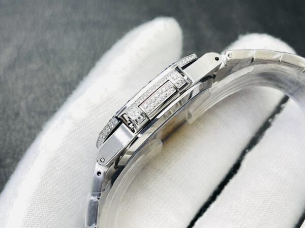 PATEK PHILIPPE Nautilus 7118 Ladies Blue/White Diamonds GR Factory 1:1 Best Edition - Best Replica Watches Store For Sale!