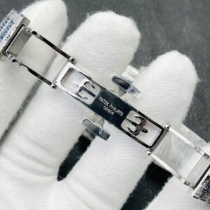 PATEK PHILIPPE Nautilus 7118 Ladies Blue/White Diamonds GR Factory 1:1 Best Edition - Best Replica Watches Store For Sale!