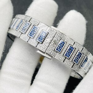 PATEK PHILIPPE Nautilus 7118 Ladies Blue/White Diamonds GR Factory 1:1 Best Edition - Best Replica Watches Store For Sale!