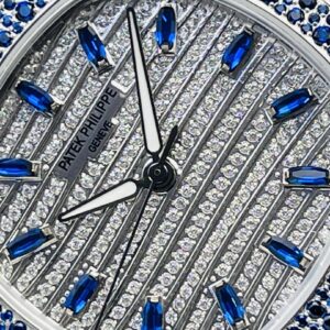 PATEK PHILIPPE Nautilus 7118 Ladies Blue/White Diamonds GR Factory 1:1 Best Edition - Best Replica Watches Store For Sale!