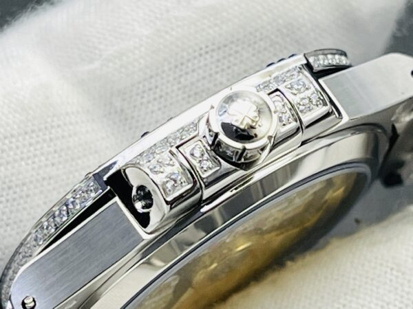 PATEK PHILIPPE Nautilus 7118 Ladies Blue/White Diamonds GR Factory 1:1 Best Edition - Best Replica Watches Store For Sale!