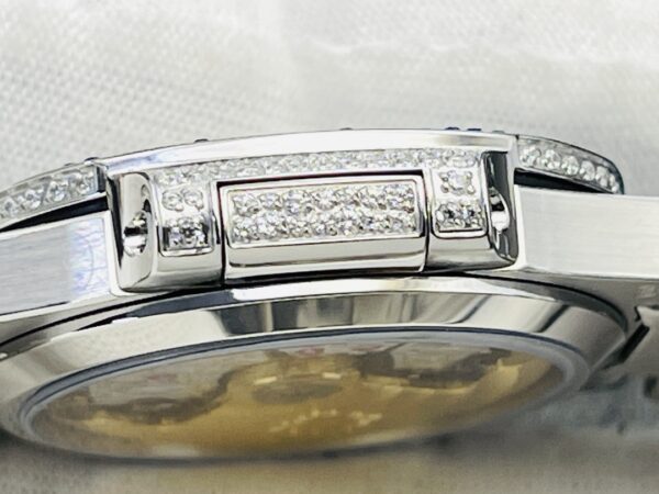 PATEK PHILIPPE Nautilus 7118 Ladies Blue/White Diamonds GR Factory 1:1 Best Edition - Best Replica Watches Store For Sale!