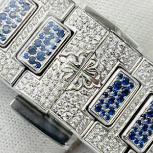 PATEK PHILIPPE Nautilus 7118 Ladies Blue/White Diamonds GR Factory 1:1 Best Edition - Best Replica Watches Store For Sale!