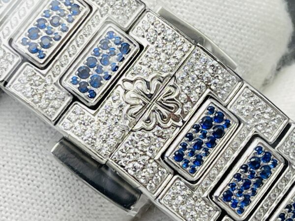 PATEK PHILIPPE Nautilus 7118 Ladies Blue/White Diamonds GR Factory 1:1 Best Edition - Best Replica Watches Store For Sale!