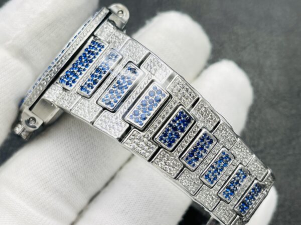 PATEK PHILIPPE Nautilus 7118 Ladies Blue/White Diamonds GR Factory 1:1 Best Edition - Best Replica Watches Store For Sale!