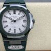 PATEK PHILIPPE AET Nautilus 5711 Green Ceramic  AMG Factory Best Edition White Dial - Best Replica Watches Store For Sale!