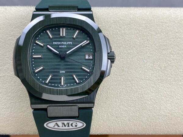 PATEK PHILIPPE AET Nautilus 5711 Green Ceramic  AMG Factory Best Edition Green Dial - Best Replica Watches Store For Sale!
