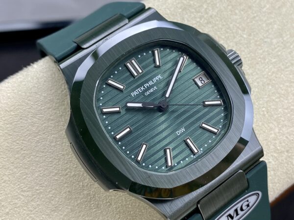 PATEK PHILIPPE AET Nautilus 5711 Green Ceramic  AMG Factory Best Edition Green Dial - Best Replica Watches Store For Sale!