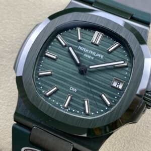 PATEK PHILIPPE AET Nautilus 5711 Green Ceramic  AMG Factory Best Edition Green Dial - Best Replica Watches Store For Sale!