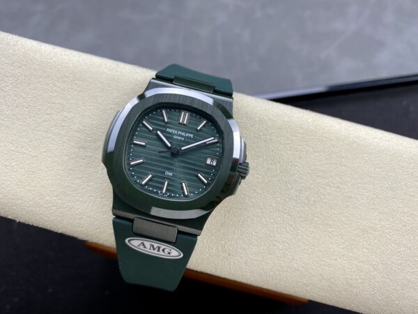 PATEK PHILIPPE AET Nautilus 5711 Green Ceramic  AMG Factory Best Edition Green Dial - Best Replica Watches Store For Sale!