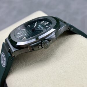 PATEK PHILIPPE AET Nautilus 5711 Green Ceramic  AMG Factory Best Edition Green Dial - Best Replica Watches Store For Sale!