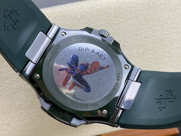 PATEK PHILIPPE AET Nautilus 5711 Green Ceramic  AMG Factory Best Edition Purple/Pink Dial - Best Replica Watches Store For Sale!