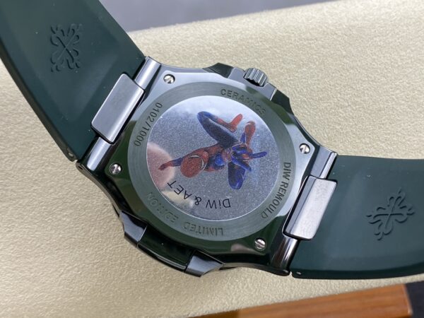 PATEK PHILIPPE AET Nautilus 5711 Green Ceramic  AMG Factory Best Edition Brown Dial - Best Replica Watches Store For Sale!