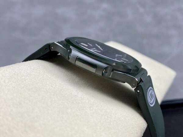 PATEK PHILIPPE AET Nautilus 5711 Green Ceramic  AMG Factory Best Edition Blue Dial - Best Replica Watches Store For Sale!