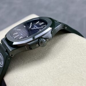 PATEK PHILIPPE AET Nautilus 5711 Green Ceramic  AMG Factory Best Edition Blue Dial - Best Replica Watches Store For Sale!