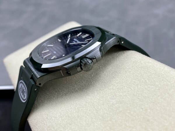 PATEK PHILIPPE AET Nautilus 5711 Green Ceramic  AMG Factory Best Edition Blue Dial - Best Replica Watches Store For Sale!