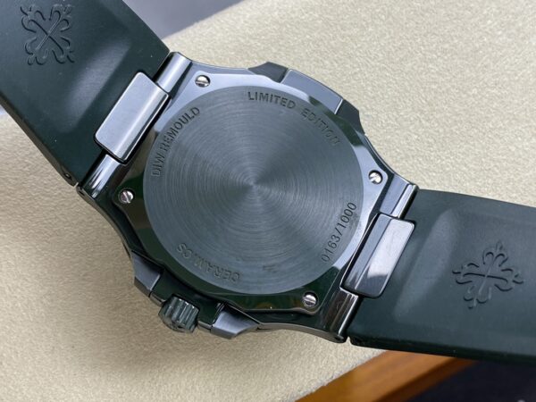 PATEK PHILIPPE AET Nautilus 5711 Green Ceramic  AMG Factory Best Edition Blue Dial - Best Replica Watches Store For Sale!